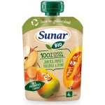 Sunar BIO ovocno-zeleninová kapsička Jablko, hruška, mrkev, dýně 100g – Sleviste.cz