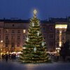 Vánoční osvětlení DecoLED Sada LED osvětlení pro stromy s výškou 6-8m, teplá bílá s padajícím sněhem