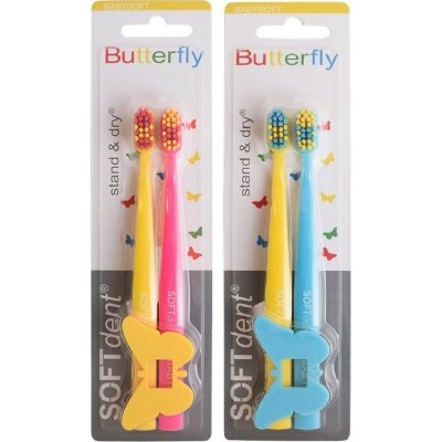 SOFTdent Butterfly Babysoft 2 ks – Hledejceny.cz
