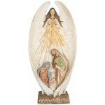 Clayre & Eef Béžová antik dekorace anděl se svatou rodinou Angel - 19*10*40 cm – Hledejceny.cz