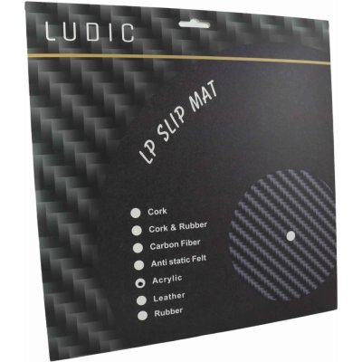 Ludic Acrylic LP Slip Mat White – Zboží Živě