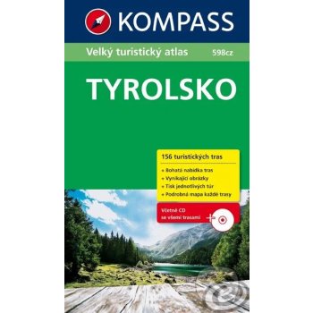 Tyrolsko Velký turistický atlas + CD-ROM