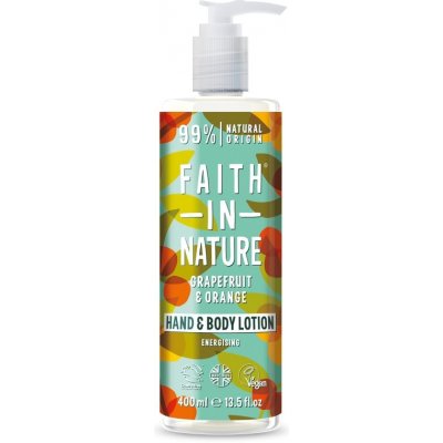 Faith in Nature Mléko na tělo a ruce Grapefruit & Pomeranč 400 ml