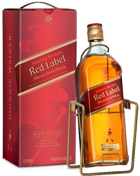 Johnnie Walker RED LABEL 40% 3 l (karton)