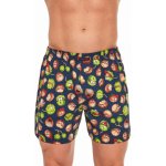 Cornette bavlněné trenky classic s obrázky 001 130 navy kaštany – Zboží Dáma