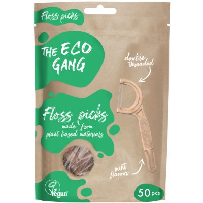 Eco Gang mezizubní kartáčky z bambusu 50 ks