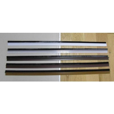 Kartáčové dveřní těsnění samolepící transparentní 1m – Zboží Mobilmania