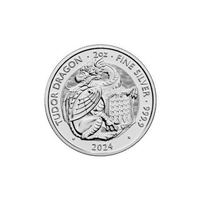 The Royal Mint stříbrná mince Tudor Beasts Tudor Dragon 2024 2 oz – Sleviste.cz