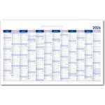 Nástěnný Plánovací mapa CZ 100 x 63 cm modrá 2026 – Hledejceny.cz