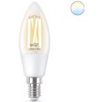 WiZ LED žárovka filament E14 C35 4,9W 470lm 2700-6500K IP20, stmívatelná – Hledejceny.cz