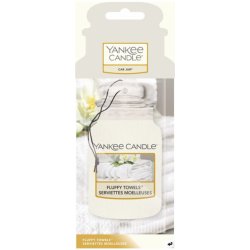 Yankee Candle Fluffy Towels papírová visačka