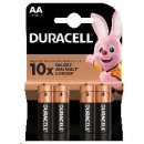 Baterie primární Duracell Basic AA 4ks 10PP100001