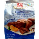 Max Weiss Lebkuchen Herzen Vollmilch perníčky v mléčné čokoládě s meruňkovou náplní 300 g – Zboží Dáma