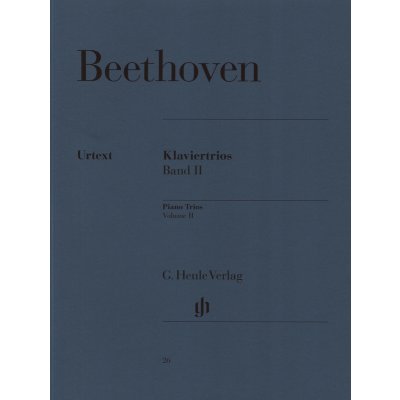 Ludwig van Beethoven Piano Trios II noty na housle, violoncello, klavír – Hledejceny.cz