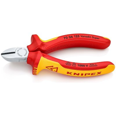 Knipex Boční štípací kleště chromované 125 mm - 7006125 – Zbozi.Blesk.cz