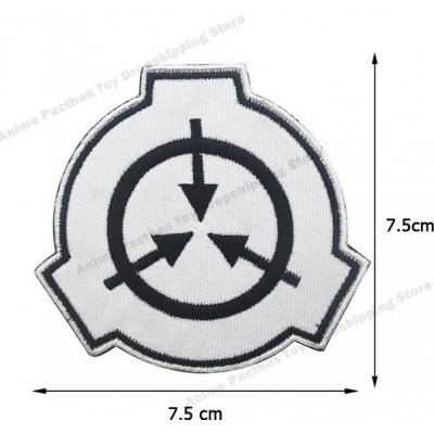 Nášivka SCP | SCP - Bílá – Zboží Dáma