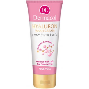 Dermacol Hyaluron Wash Cream jemný čistící krém 100 ml