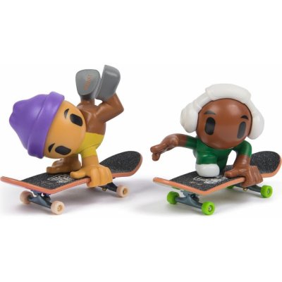 Tech Deck Sk8 Crew fingerboard s figurkou Dvojbalení fialová čepice a bílá sluchátka – Hledejceny.cz