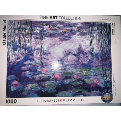 EuroGraphics Claude Monet Lekníny Waterlilies 1000 dílků – Zboží Mobilmania