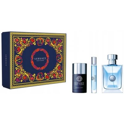 Versace Versace pour Homme EDT 100 ml + EDT 10 ml + deostick 75 ml dárková sada