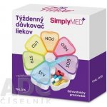SimplyMed Dávkovač léků týdenní YHL075 Flower – Hledejceny.cz