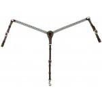 Westernový poprsník POOLS Diamonds dark brown – Sleviste.cz