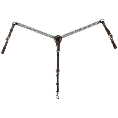 Westernový poprsník POOLS Diamonds dark brown – Sleviste.cz