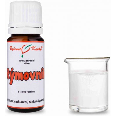 Bylinné kapky Rýmovník 100 % přírodní silice esenciální olej 10 ml – Hledejceny.cz