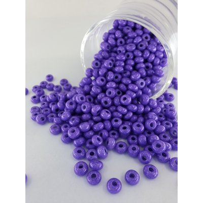 Rokajl Preciosa 6/0 - fialová - perleť - 1 g – Zboží Mobilmania