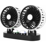 Ventilátor do auta 24V 2x12cm s regulací LTC LXWTS5 | Zboží Auto
