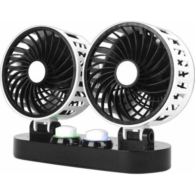 Ventilátor do auta 24V 2x12cm s regulací LTC LXWTS5 | Zboží Auto
