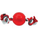 Dog Fantasy Hračka Strong míček guma s provazem 8.2 cm – Zboží Mobilmania