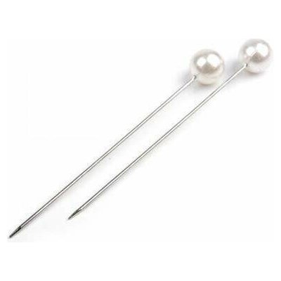 Špendlík - bílá perla malá 40 mm - 1ks – Zboží Dáma