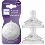 Philips Avent savička Natural Response 2 novorozenecký průtok 2 ks transparentní – Zboží Dáma