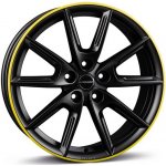 Borbet LX 8x18 5x112 ET48 matt black rim yellow | Zboží Auto