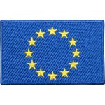 Nažehlovací nášivka Evropská Unie vlajka 8,5 x 6 cm – Sleviste.cz