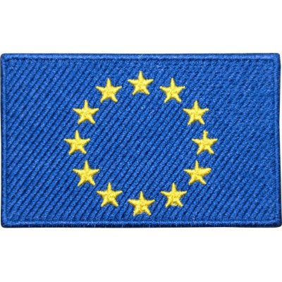 Nažehlovací nášivka Evropská Unie vlajka 8,5 x 6 cm – Sleviste.cz