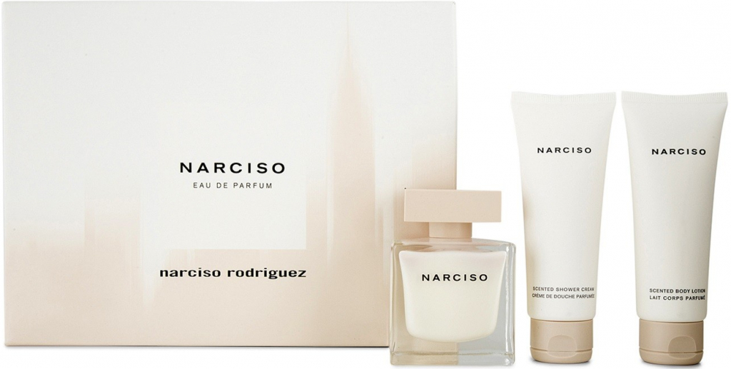Narciso Rodriguez Narciso W EDP 90 ml + tělové mléko 75 ml + sprchový krém 75 ml dárková sada
