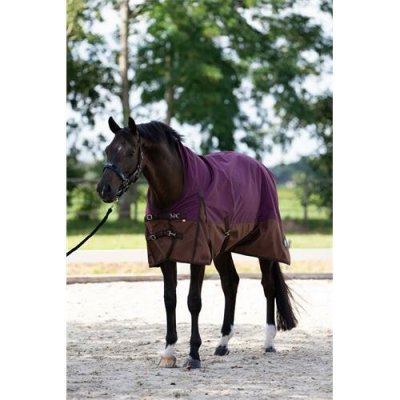 IRH Nepromokavá deka s vyšším krkem Customized vínová – Zbozi.Blesk.cz