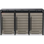 Scorpion elektro s.r.o Přístřešek na 3 popelnice D13GG3Z šedá. – Zboží Dáma