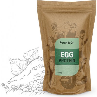 Protein&Co. Vaječný bílek 1000 g – Zbozi.Blesk.cz
