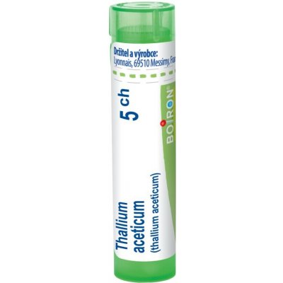 THALLIUM ACETICUM POR 5CH GRA 4G – Hledejceny.cz