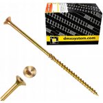 Tesařské vruty do dřeva kuželové 6x100 mm TORX pozink Domax 100 kusů – Hledejceny.cz