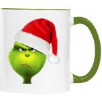 Hrnek malý barevný s potiskem Grinch Vánoční čepice Světle zelená Základní – Hledejceny.cz