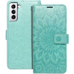 Pouzdro Forcell MEZZO Book SAMSUNG Galaxy A12 mandala zelené