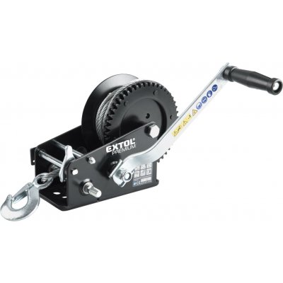 EXTOL PREMIUM naviják lanový s klikou, do 1350kg/10m lanko – Sleviste.cz