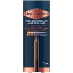 Gillette King Double Edge + 4 ks hlavic – Zbozi.Blesk.cz