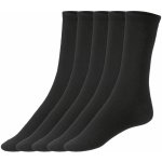 Livergy pánské ponožky s BIO bavlnou 5 párů černá – Zboží Mobilmania