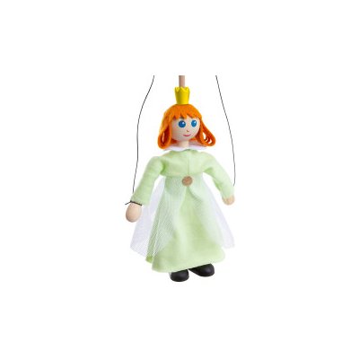 Mašek PRINCEZNA dřevěná loutka 14cm – Sleviste.cz