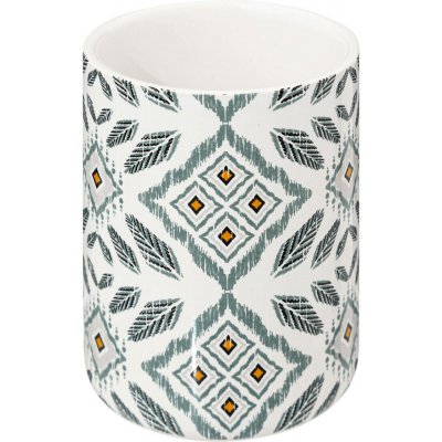 5five Simply Smart Kelímek na zubní kartáčky HAPACHE keramický Ø 7,6 cm modrá – Zboží Dáma